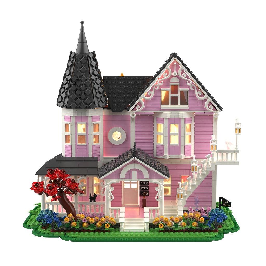Pink Palace House Building Set