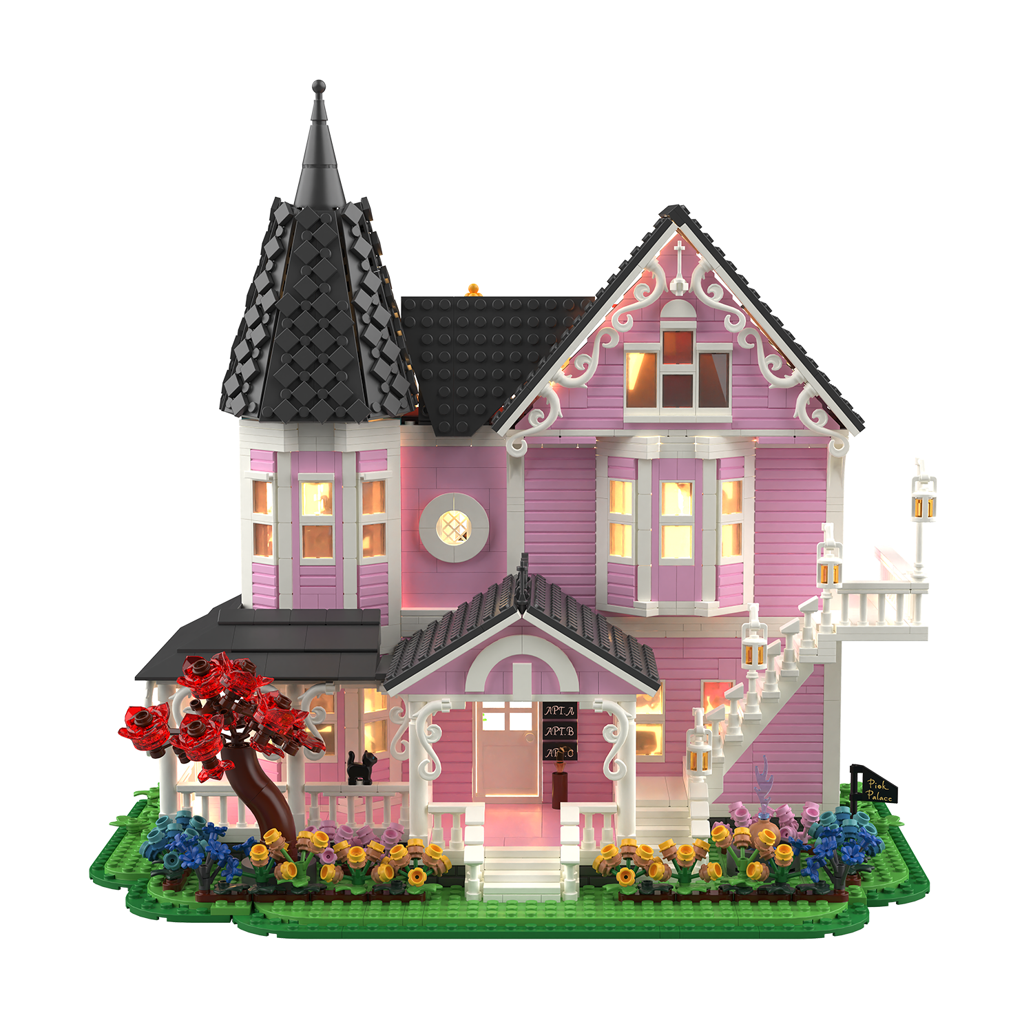Pink Palace House Building Set