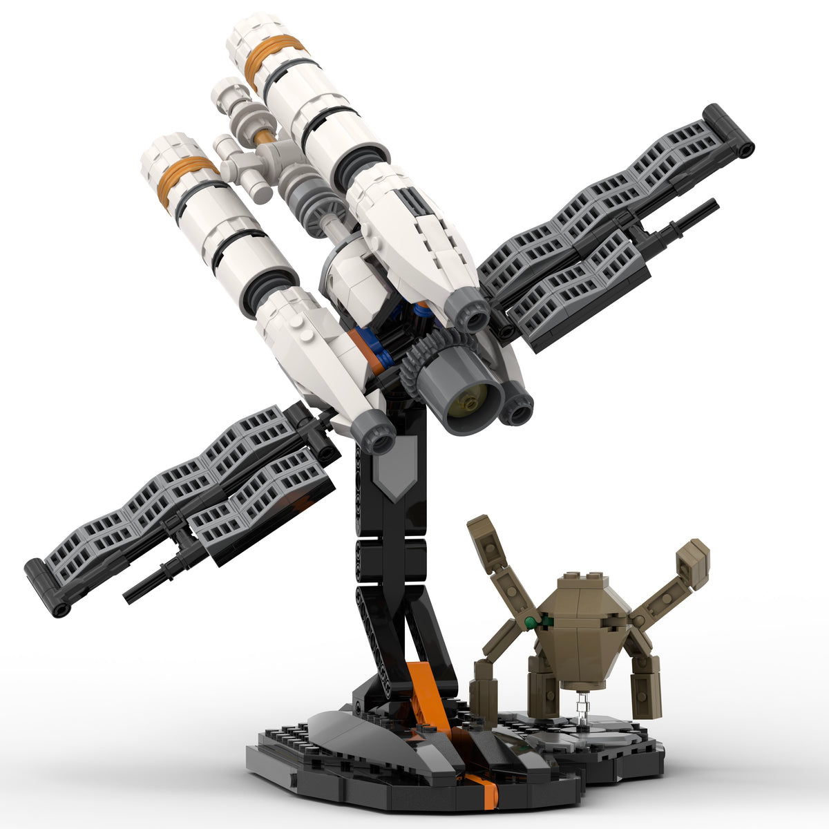 Spacecraft & Rocky Building Set