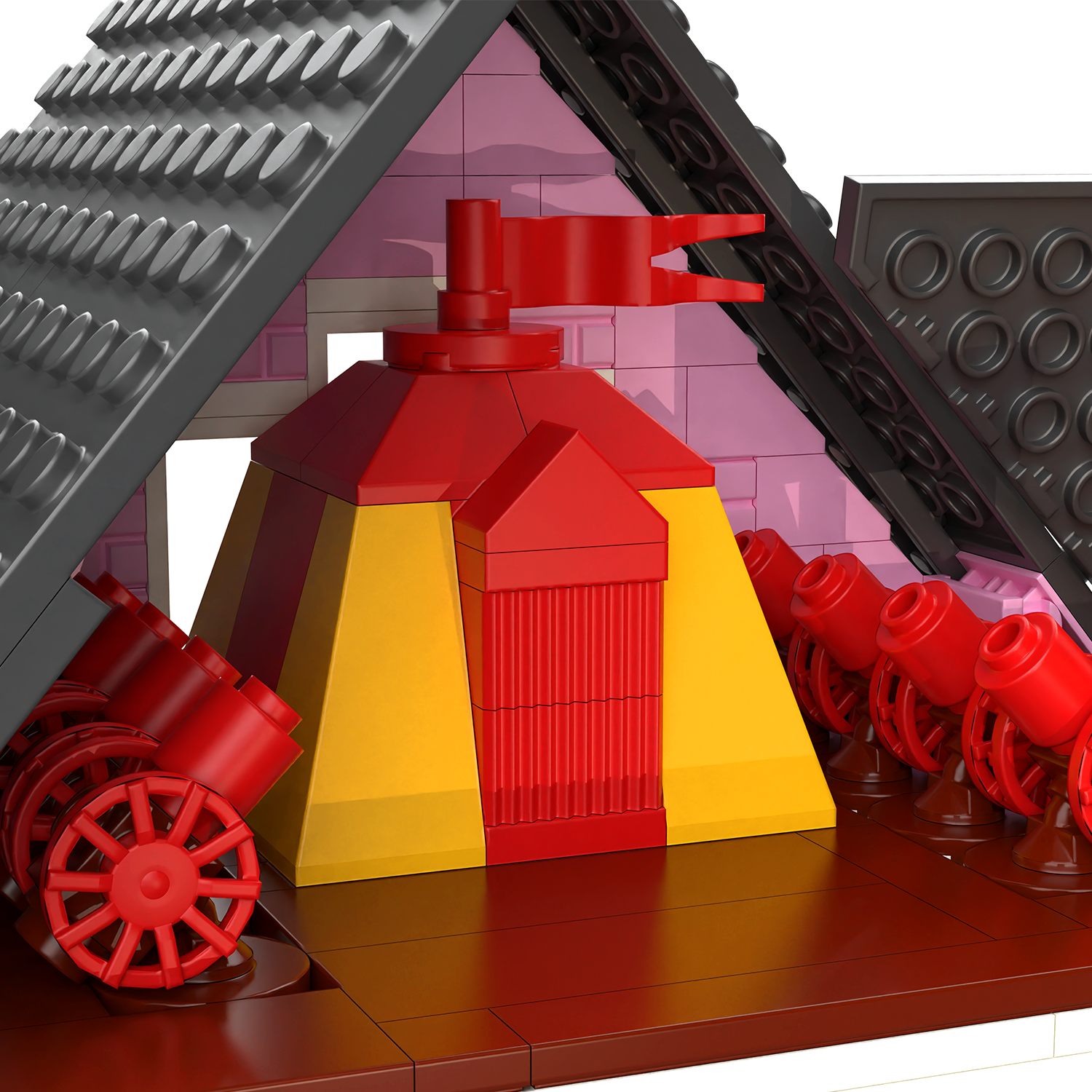 Pink Palace House Building Set