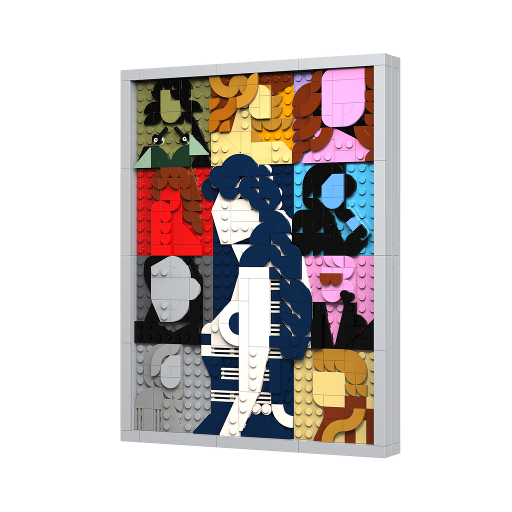Art Poster Brick Building Set – Fan Gift Idea!