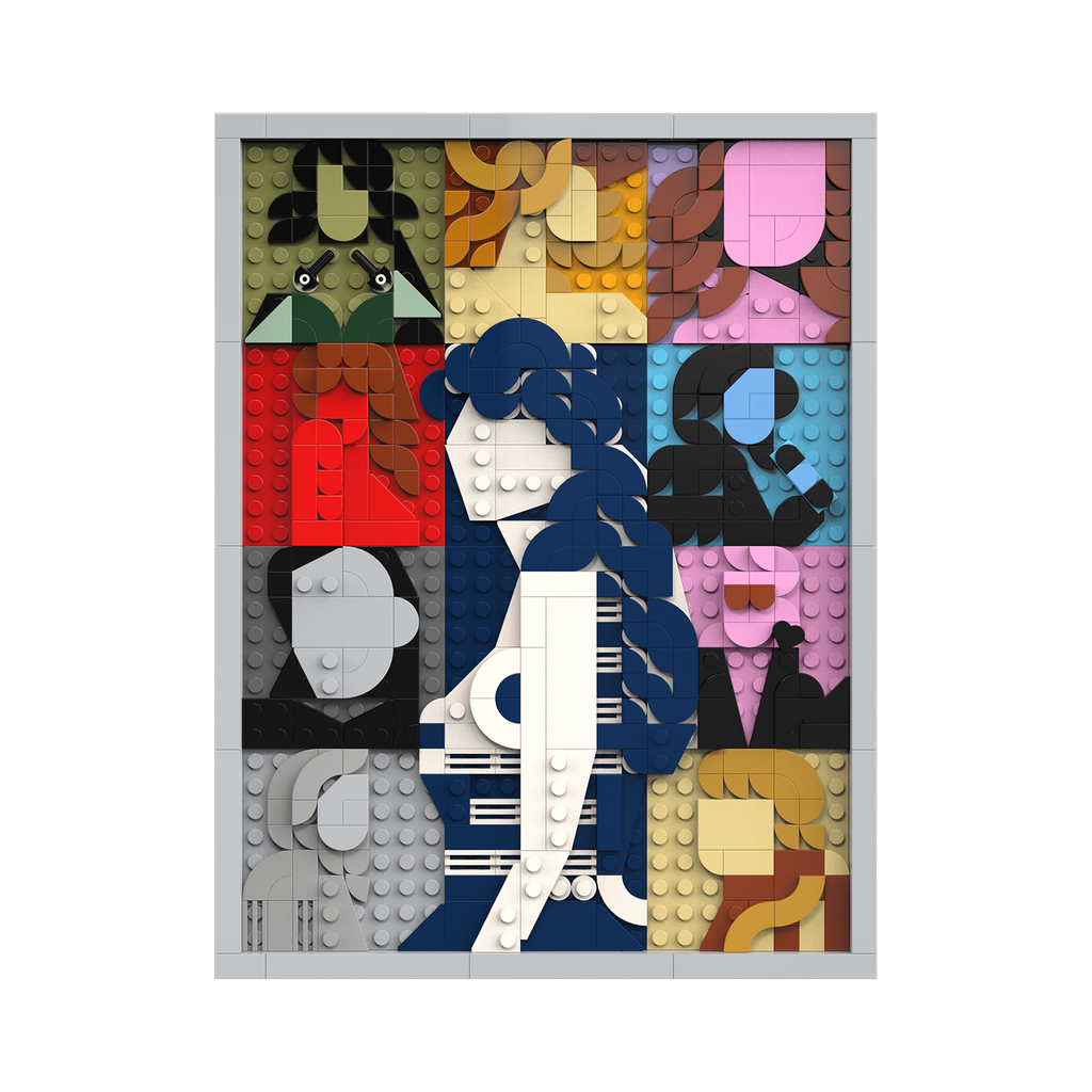 Art Poster Brick Building Set – Fan Gift Idea!
